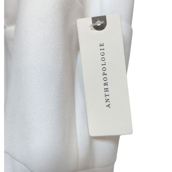 Wtoo by Watters Chloe Plus Size Wedding Dress 26W Ivory Deep V Train Gown - Picture 8 of 8